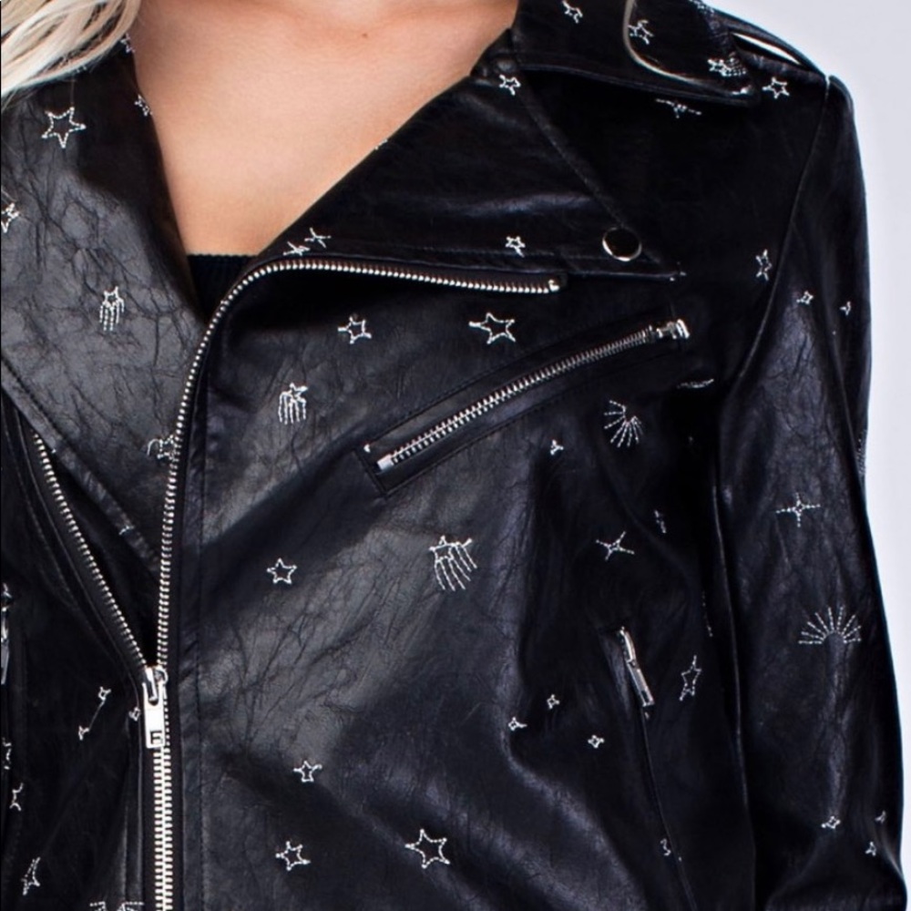 Honeypunch Vegan Moto Jacket